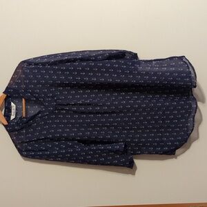 Just Sheer Anchor-Print Tunic